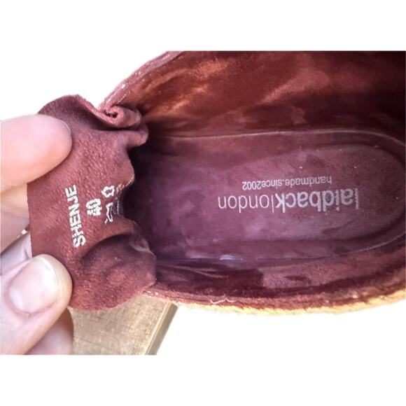 Anthropologie Laidback London Shenje Suede Chukka Women size 40 US 9 - Picture 6 of 7